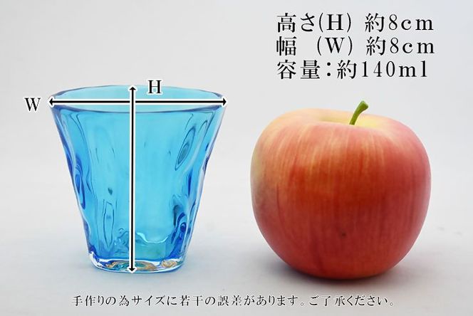 金の岬天色（かねのみさきあお）タンブラー　NM-12A【粋工房】_HA1225