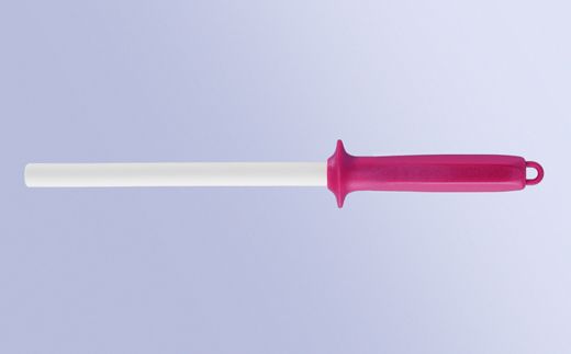 H7-115 セラミックシャープナー（丸棒）ピンク ～包丁用砥石 研ぎ棒 ステンレス・ハガネ対応 ピンク～
