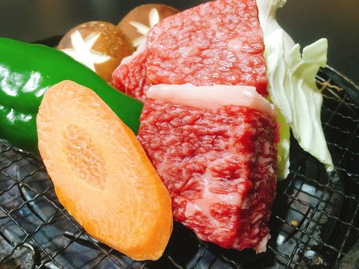 【4等級以上】黒毛和牛 近江牛 【並】 角厚切り肉 ご家庭用 【1000g （500ｇ×2パック）】【BM13U】