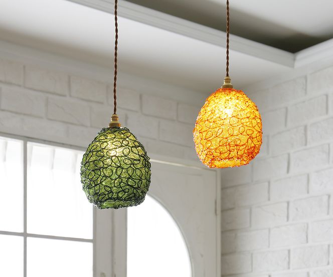 BR033_ricorDI pendant lamp GOCCE アンバー 照明 ペンダントライト