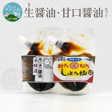 生(き)醤油と甘口醤油のセット　N060-A0227