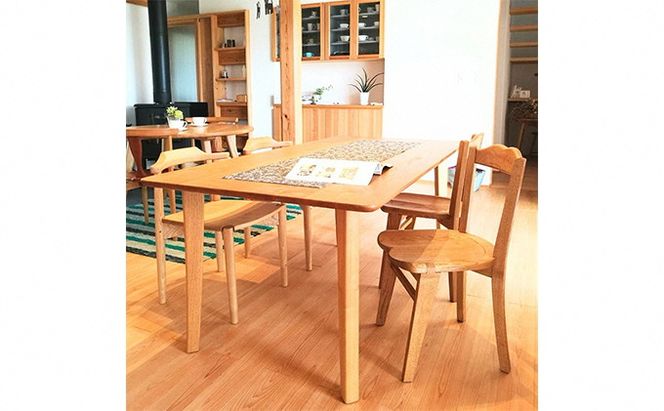 椅子 いす スツール ダイニング チェア 無垢材 家具 おしゃれ 人気 おすすめ 新生活 国産 栗の木 栗材 インテリア 木製 藤枝家具 遊木舎 栗の木のVチェア [165351-X1]