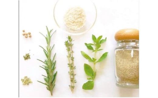 DN002-PR【都留市ふるさと納税】テレビ朝日系「人生の楽園」出演！角缶ハーブクラッカー＆ハーブソルトセット【まーさんちの庭】｜ホーリーバジル クラッカー ハーブソルト トゥルシー