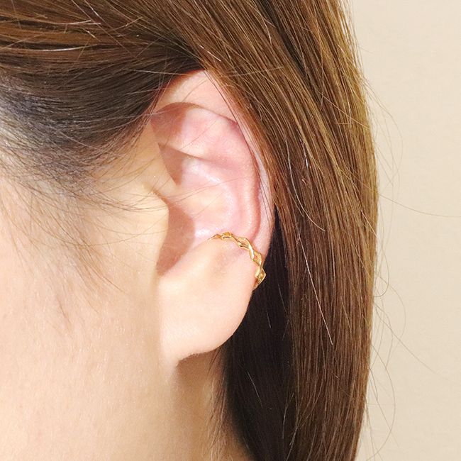 K10　ひし形　イヤーカフ　BQ-12