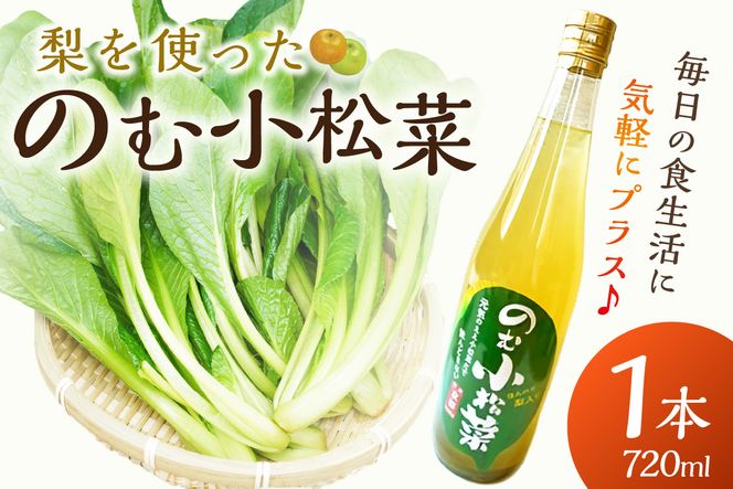 京丹後産の梨を使ったのむ小松菜（720ml） 1本　誠武農園 フルーツ ナシ なし LK00005