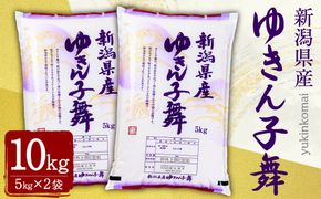 【令和7年産米】新潟産 ゆきん子舞 10kg A4197 