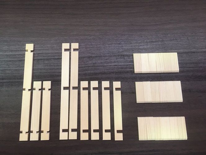 自宅で体験!「宗像きら組子 コースター組立キット」【時安建具店】_HA0104