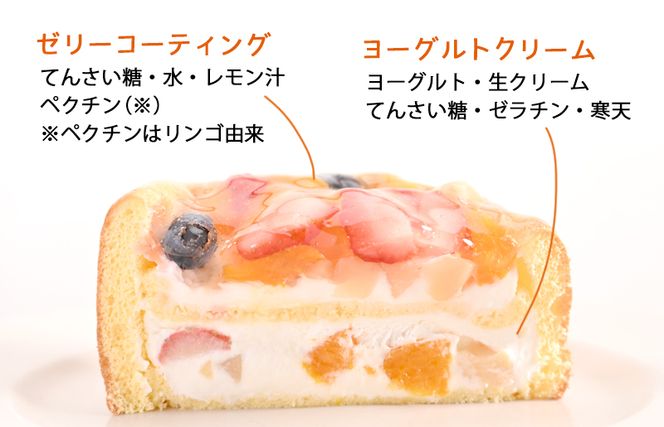 099H2831 ファーストバースデー ヨーグルト風味（冷凍ケーキ） 12cm×1台【洋菓子 スイーツ おやつ てんさい糖 冷凍ケーキ】