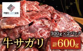 【田村精肉店】牛サガリ（焼肉用）300ｇ×2Ｐ／Ｃ 【配送不可地域：離島】 BHRJ018