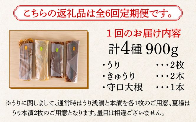 【全6回定期便】【明治神宮ご奉献品】奈良漬 「琥珀漬」900g ご家庭用 詰め合わせ 《築上町》【有限会社奈良漬さろん安部】奈良漬 奈良漬け[ABAE026]
