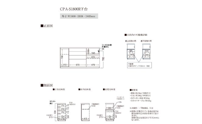 カウンターCPA-S1800R [No.851]