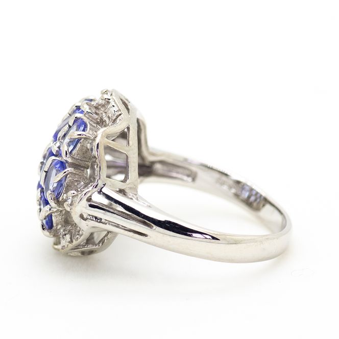 タンザナイト リング 1.50ct SV925 （12475）　BR-37