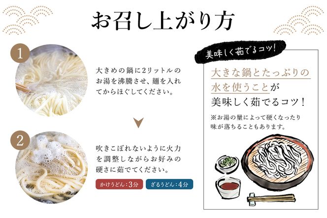 創業明治３３年の老舗製麺所が作る「生うどん」30食（5食入り×６袋）【0064-002】