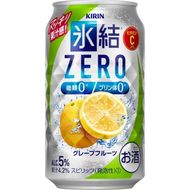 キリン 氷結ＺＥＲＯ グレープフルーツ 350ml 1ケース（24本）◇