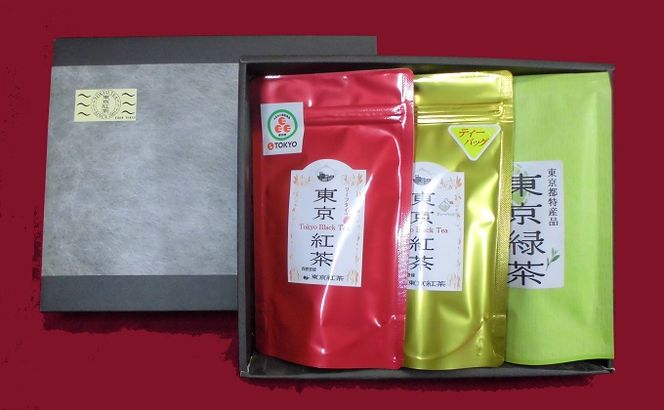 東京紅茶・東京緑茶・東京コーラ　堪能セット 　HAI003