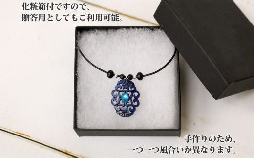 1596. チョーカー 小 ネックレス アクセサリー 湖々路 ガラス