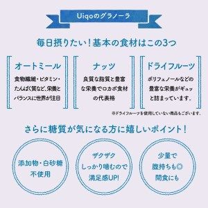 ザクザク!手作りグラノーラ 400g×3種【Uiqo】_HA1121
