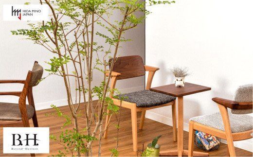 D134-02 B.H.ダイニングチェア(ショートアーム)【オーク+ウォルナット材】 JBH-DCX208A PNO+W/EベガスCOA