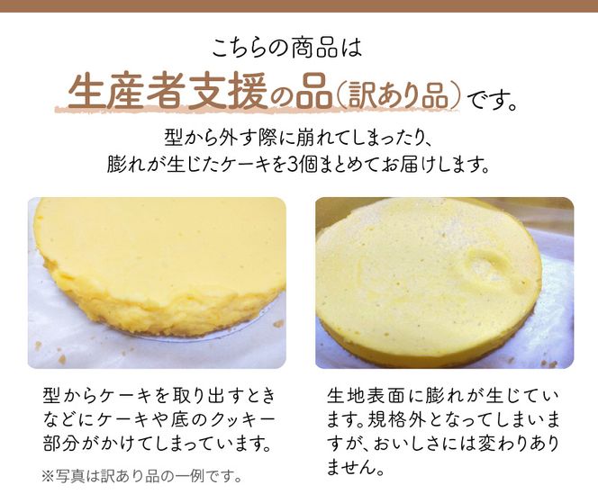 【訳あり】名古屋コーチン卵のクリームチーズケーキ[020N05]