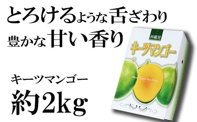 【先行受付】【2026年発送】神谷ファームのキーツマンゴー 約2kg - 先行予約 沖縄県産 産地直送 南国フルーツ 旬の味覚 季節の果物 希少種 贈り物 ギフト 沖縄県 八重瀬町