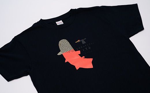 【12007】イトウ　Tシャツ（ネイビー・Sサイズ）