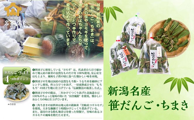 A4076 新芽のよもぎ香る笹だんごセット