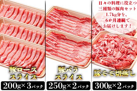 ＜6か月定期便 和富豚 じゃがじゃがセット 1.7kg＞翌月末迄に第一回目発送【b0315_em】