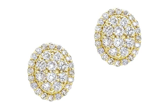 J023-4 アルカンシェル K18YGダイヤピアス（計 1.0ct）【鑑別書付き ジュエリー プレゼント ギフト ファッション アクセサリー 贈り物 贈答 お祝い 記念日】