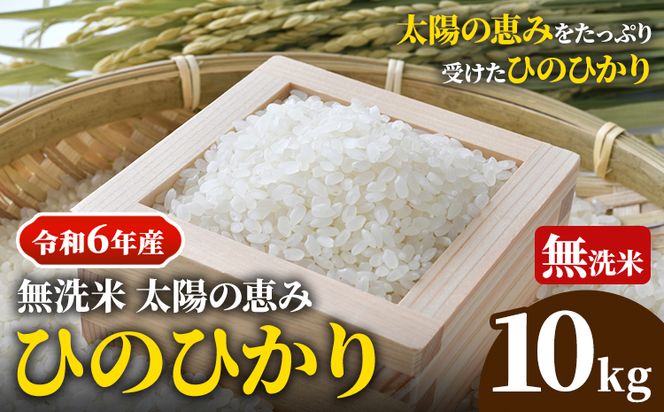 【令和6年産 予約受付】無洗米 岡山県産 ひのひかり 笠岡産 10kg《10月下旬-9月下旬頃出荷》農事組合法人奥山営農組合 太陽の恵み---O-06_10k_無洗米---