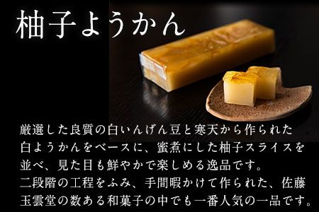 花柚子・柚子ようかん詰め合わせ 佐藤玉雲堂 岡山県矢掛町 柚子 ようかん 和菓子 スイーツ デザート《30日以内に出荷予定(土日祝除く)》---osy_satohnyzyo_30d_24_12500_2i---