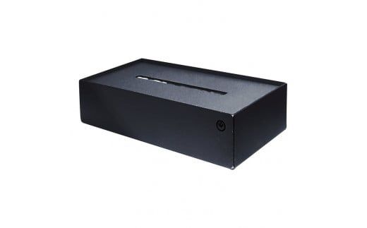 GRAVIRoN Papers Box 黒皮鉄（ボックスティッシュケース） ティッシュケース ケース ボックスティッシュ インテリア