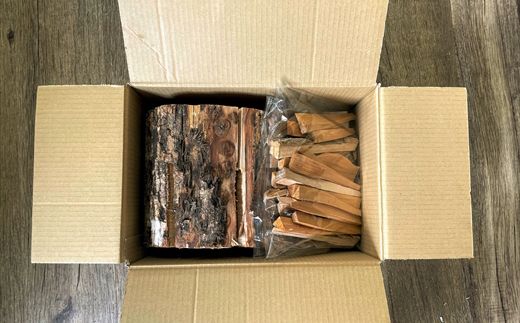 スウェーデントーチ 焚き付けセット 5kg | 北海道産 道東産 広葉樹 木の皮 焚き付け 用 薪 焚き火 初心者 ソロキャンプ キャンプ 北海道 釧路町　121-1924-07