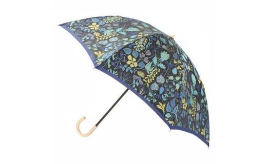 槙田商店 折りたたみ傘スティグリンドベリ【HERBARIUM】ブルー(ハーバリウム) 晴雨兼用 FAA5048