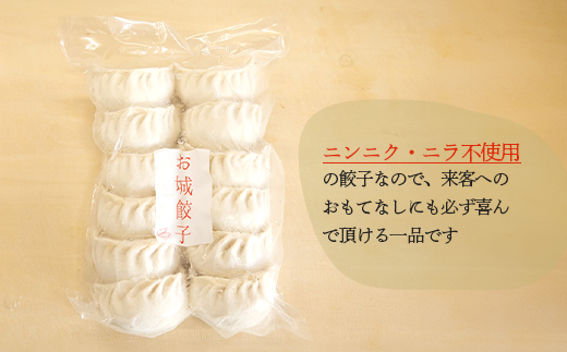 【なかしべつミルキーポーク100％使用】 樹苞 お城餃子24個（約6人前）【5300501】