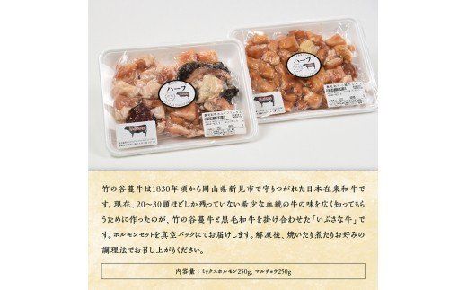 いぶさな牛　ホルモンセット 【 肉 牛肉 黒毛和牛 精肉 希少 】[H0505]