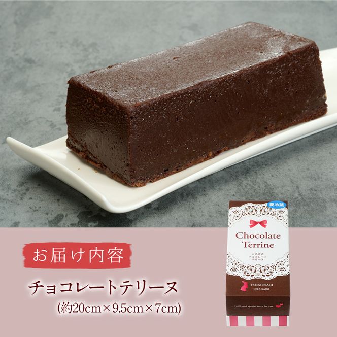 チョコレートテリーヌ (約730g) チョコ チョコレート テリーヌ スイーツ スウィーツ 菓子 焼き菓子 洋菓子 おやつ 大分県 佐伯市【ER032】【(株)古川製菓】