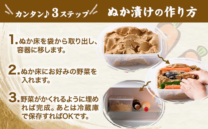 ぬか床カンタンセット (ぬか床 容器 調味料 セット) 樽の味 《90日以内に出荷予定(土日祝除く)》 和歌山県 日高川町 ぬか ぬかどこ ぬか漬け ぬか漬けセット ぬか床セット 容器 簡単 手作り 無添加---wshg_tra35_90d_26_9000_s---