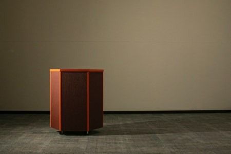 ZB-98 アートピースのような新コンセプトの空間演出家具【コフレカ】ポップアップ ワインダー（ベージュ）