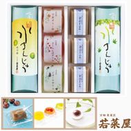 ＜京都栗菓匠 若菜屋＞期間限定 涼菓詰合せ 3号 【国産菓ぜりー 水まんじゅう 栗水ようかん】《夏 贈答 甘夏 さくらんぼ ピオーネ 紀州梅 ようかん》◇