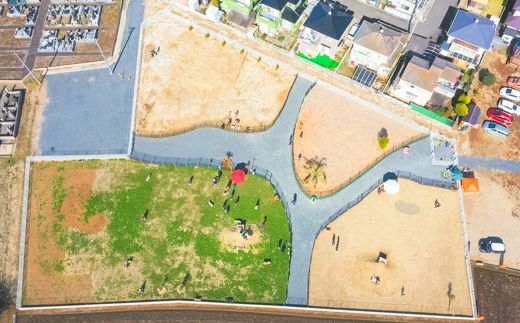 K1913 茨城県境町 広々1000坪！ ドッグラン 回数券（５回分）１回分お得！