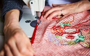 思い出を形に　着物リメイク「ブランケット」を作る　HT00010