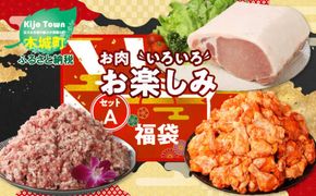 ★スピード発送!!７日～10日営業日以内に発送★ 福袋 木城町 お肉いろいろお楽しみセットA K16_0069_3