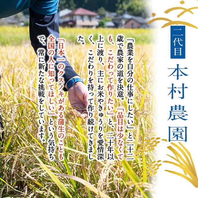 a834 コシ強おこめん太麺(100g×10食)【本村農園】