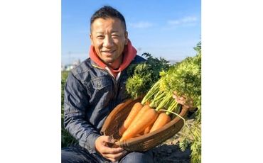 甘さと栄養で体も笑う武ちゃん農場の“ハッピーキャロット 4㎏ H095-021