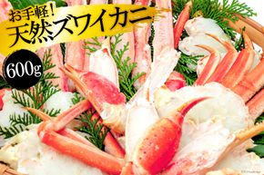 CH007 天然ズワイガニ 600g [ カニ かに 蟹 ズワイガニ 本ズワイカニ 本ずわいがに ボイル カット済み 半むき身 ハーフポーション ]