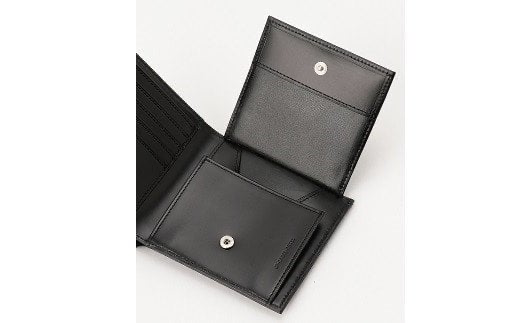 【12-9】さとり　松阪レザー(松阪牛革)　二折財布