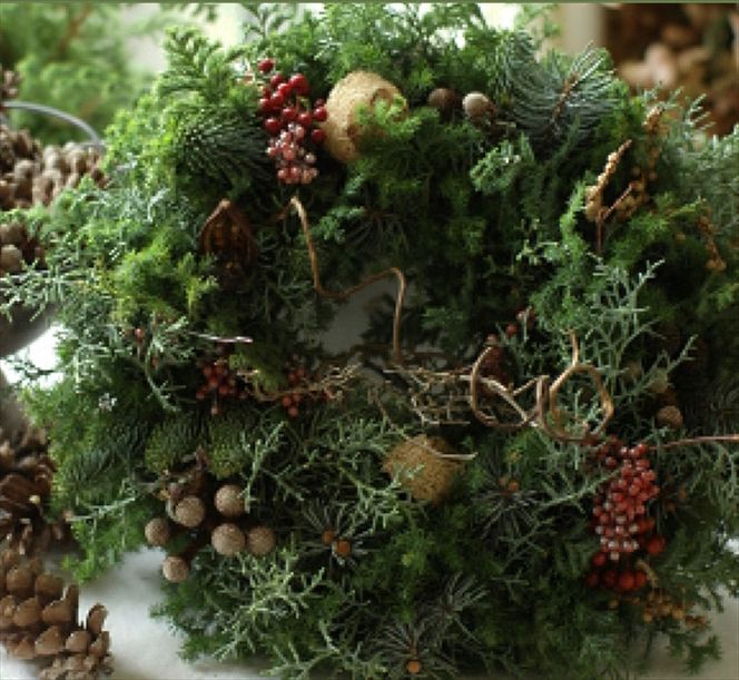 Evergreen forest wreathe〜エバーグリーン大きな森のリース