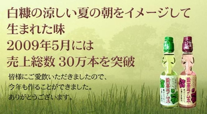鍛高ラムネ（青・赤）【30本入り】