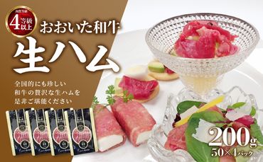 【A05053】おおいた和牛　生ハム　200ｇ