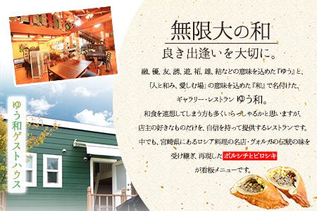 ゆう和ピロシキセット 10個 ギャラリー・レストランゆう和 冷凍《30日以内に出荷予定(土日祝除く)》 有限会社ながもと 熊本県 御船町---sm_fyuwapiro_30d_24_15000_10p---